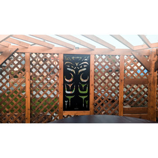 CORE LANDSCAPE PRODUCTS Wisdom of the Owl Decorative Privacy Screen PVC 2' x 4'