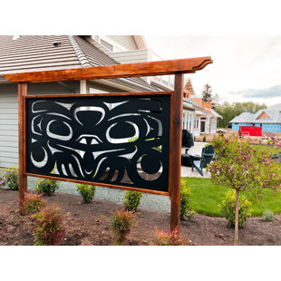 CORE LANDSCAPE PRODUCTS Transformation of the Frog Decorative Privacy Screen PVC 2' x 4'