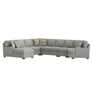 EMERALD HOME FURNISHINGS Analiese 6 - Piece Upholstered Sectional