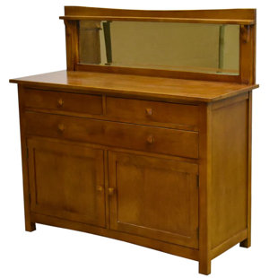 CRAFTERS AND WEAVERS Arts And Crafts 19'' Solid Wood Sideboard