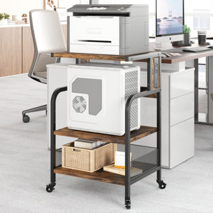 BABEVY 31.4'' H x 20.4'' W Printer Stand