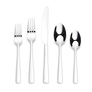ORNATIVE FLATWARE Adila 18/0 Stainless Steel 20 Pieces Flatware Set