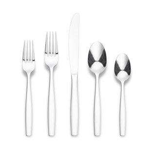 ORNATIVE FLATWARE AMIAS 18/0 Stainless Steel 20 Pieces Flatware Set
