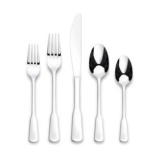 ORNATIVE FLATWARE Yesenia 18/0 Stainless Steel Satin/Mirror Flatware Set