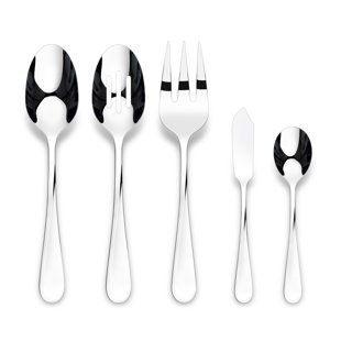 ORNATIVE FLATWARE NOA 18/0 Stainless Steel Mirror Flatware Set