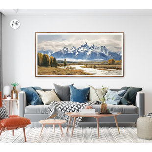 ART TERRITORY Grand Teton Mountains National Park, Horizontal Wall Art