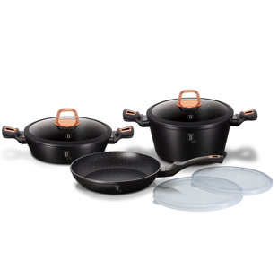 BERLINGER HAUS 7 - Piece Non-Stick Aluminum Cookware Set