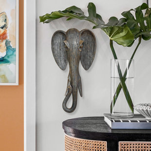 DESIGN TOSCANO Animal Mask of the Savannah Elephant Wall Sculpture