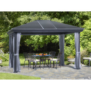 GAZEBO PENGUIN Venus 10 ft. x 12 ft. D Aluminum Patio Gazebo