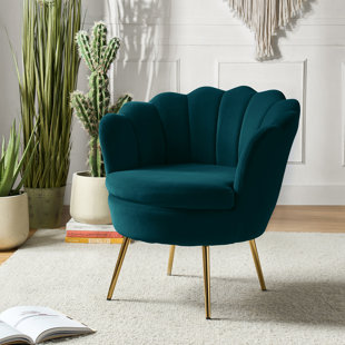 ETTA AVENUE™ Hendrix Velvet Barrel Chair