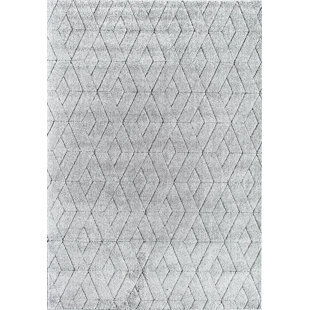 COSMOLIVING BY COSMOPOLITAN Cadence Contemporary Basalt Area Rug
