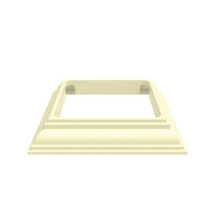 BARRETTE OUTDOOR LIVING 4 in. W x 4 in. D Heritage Base Trim