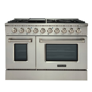 ProLine Range Hoods 48" 5.5 Cubic Feet Natural Gas Freestanding Convection Range