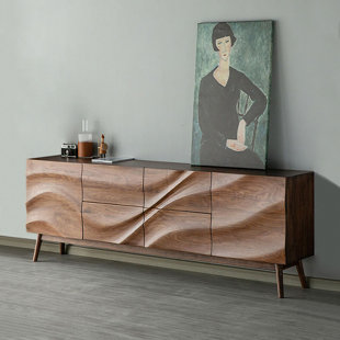 RARLON Nordic TV Cabinet Audio-visual Cabinet Simple Ligh Storage Credenza