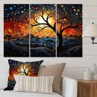 DESIGN ART " African American Art Soulful I " 3 - Pieces