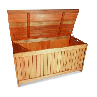 WFX Utility 125cm W Eucalyptus Solid Wood Deck Box in Brown