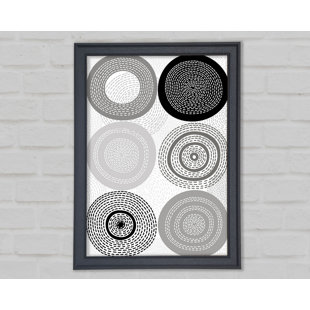 SCANMOD DESIGN Kornkreise - Einzelne Bilderrahmen Kunstdrucke