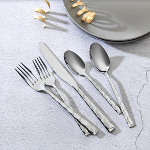 ORNATIVE FLATWARE Rooney 18/0 Stainless Steel 20 Pieces Flatware Set