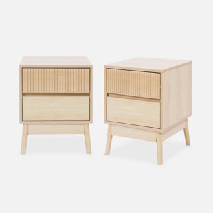 FJØRDE & CO Maldonado Manufactured Wood Bedside Table