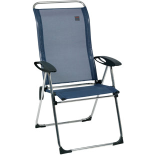 Lafuma Mobilier Alu Cham Folding Armchair - Foldable Deck and Patio Chairs