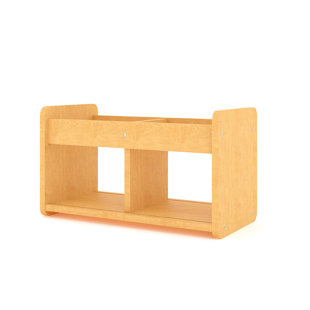 TOTMATE 2 Compartment Manufactured Wood Cubby Bin