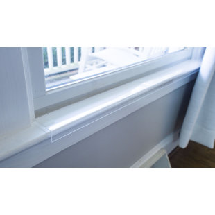 CLAWGUARD Window Sill Protector. Clear, Thick and Tough Plastic Barrier Scratch Shield.