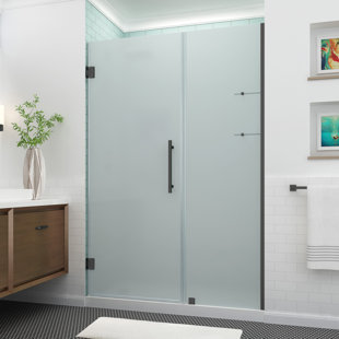ASTON Belmore GS 55.25" - 56.25" W x 72" H Hinged Shower Door