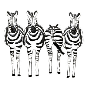 DESIGN TOSCANO Static Stripes Zebra Wall Sculpture