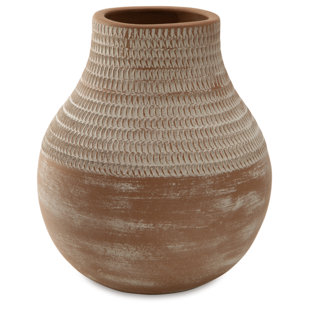 FOUNDRY SELECT Voronica Terracotta Table Vase
