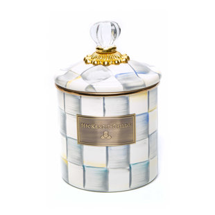 MACKENZIE-CHILDS Sterling Check® Canister