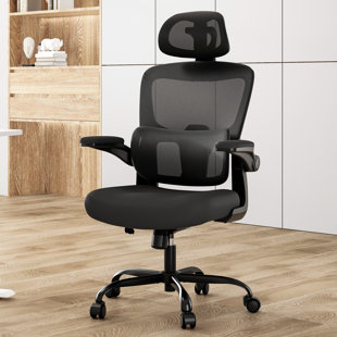 INBOX ZERO Groningen High Back Ergonomic Chair with Adjustable Headrest and Lumbar Support