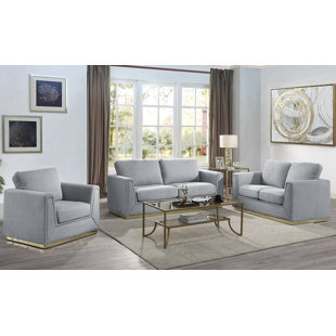 F&L HOMES STUDIO Frey Valin Living Room Sofa Set