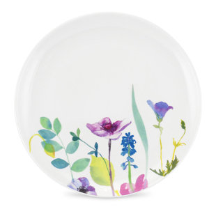 PORTMEIRION 27,5 cm Essteller Water Garden (Set besteht aus 4)