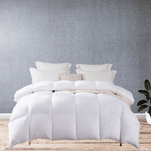 HIGHLAND FEATHER Marseille Summer 625 Fill Power White Duck Down 500TC Comforter