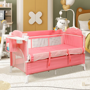 MORINOME Newborn Upholstered Crib