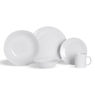 ARGON TABLEWARE 30-tlg. Geschirrset aus Porzellan für 6 Personen (Set besteht aus 30)