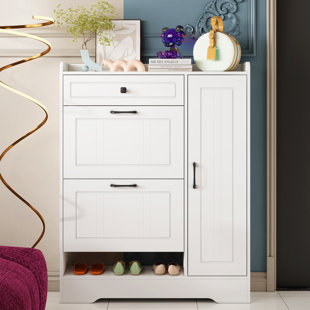 HOKKU DESIGNS 24 Pair Shoe Storage Cabinet