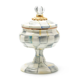 MACKENZIE-CHILDS Sterling Check® Curiosity Pot