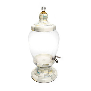 MACKENZIE-CHILDS Sterling Check® Beverage Hostess