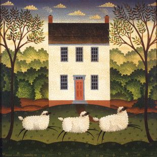 MCGAW GRAPHICS White House On Paper Print
