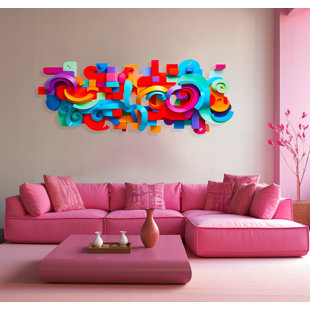 UNIQSTIQ Printed Acrylic Artworks Handmade Wall Decor on Resin