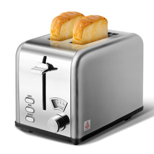 Kaden Ena INC 2 Slice with 1.5 inch Wide Slot, 5 Browning Settings and 3 Functions Toaster