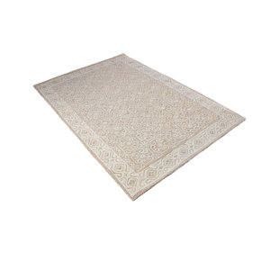 BASHIAN RUGS RAJA 100% Wool Beige Area Rug