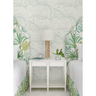 ACCENTUATIONS BY MANHATTAN COMFORT Exeter Nautical Chart, 20.5 In W X 33 Ft L, Covers About 56.4 Square Feet, Wallpaper Roll