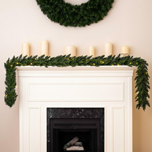 MERCURY ROW® Oberlander Lighted Faux Fir Garland