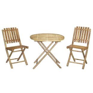 BAMBOO54 Tusarora 2 - Person Round Outdoor Dining Set