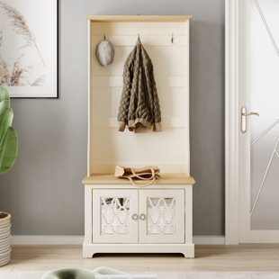 MARLOW HOME CO. Navara Anyea Hall Tree with Bench