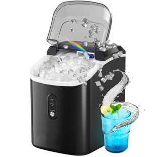 COLORLIFE 33 lb. Daily Production Clear Ice Portable Ice Maker