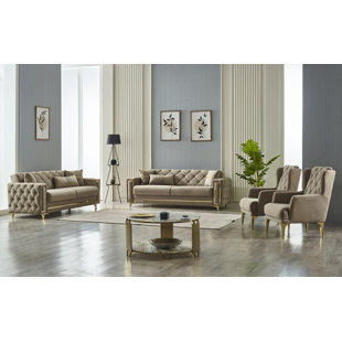 HOMEDORA 4 - Piece Living Room Set