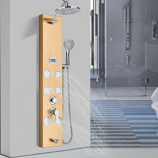 ALENARTWATER 45'' Shower Panel Adjustable Shower Head